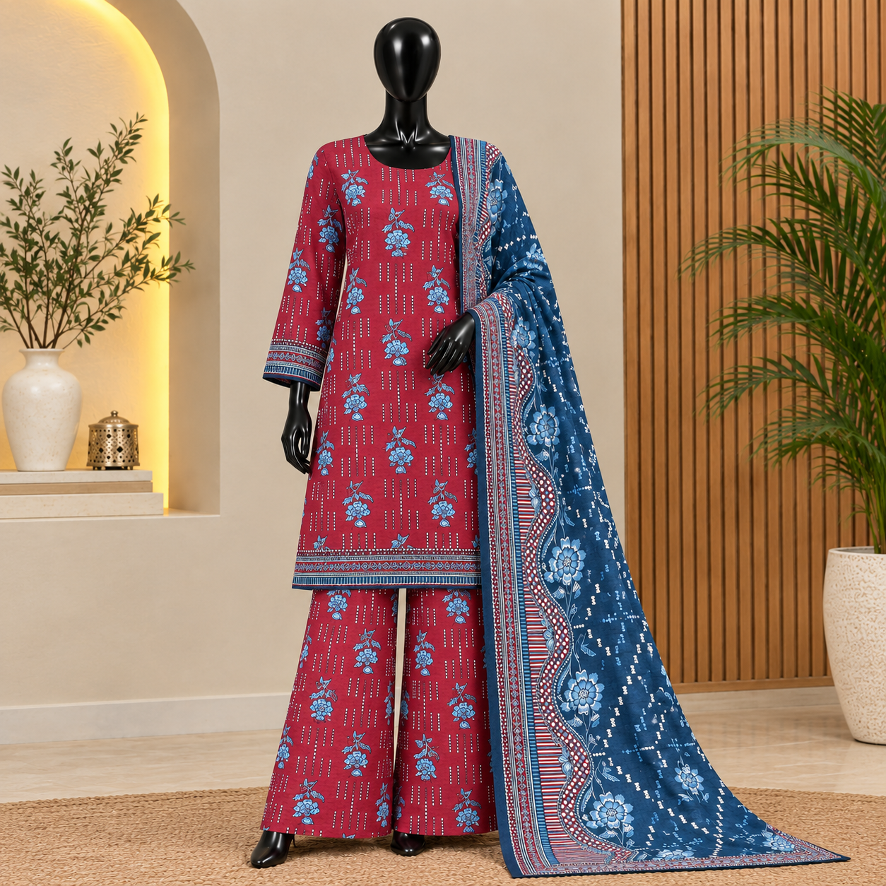 Bin Saeed Khaddar 3-Piece Suit – 2026